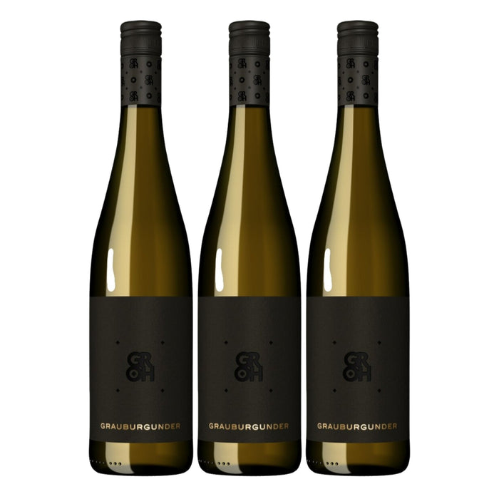 3er Paket Groh Grauburgunder 2022 Weißwein - Spree Gourmet