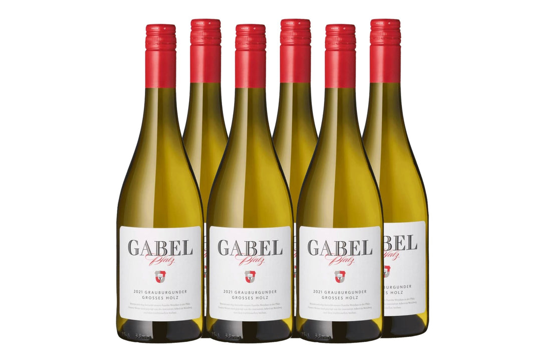 6er Vorratspaket Gabel Grauburgunder BIO Großes Holz Weinpaket - Spree Gourmet