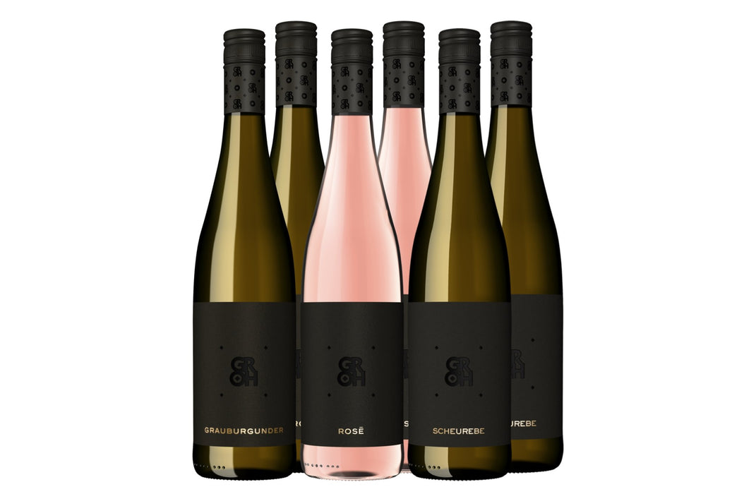 6er Weinpaket 'Groh'se Momente genießen' Weinpaket - Spree Gourmet