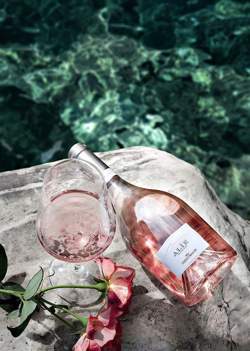 Geschenkset - Frescobaldi Alíe Rosé 2022 + 2x Weingläser Roséwein - Spree Gourmet