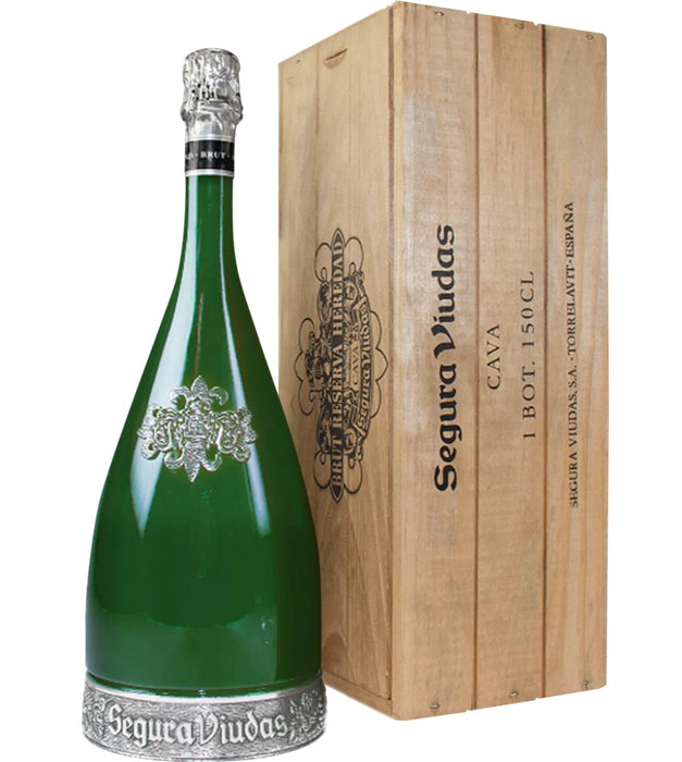 Segura Viudas Reserva Brut 1,5L in Holzkiste Schaumwein - Spree Gourmet