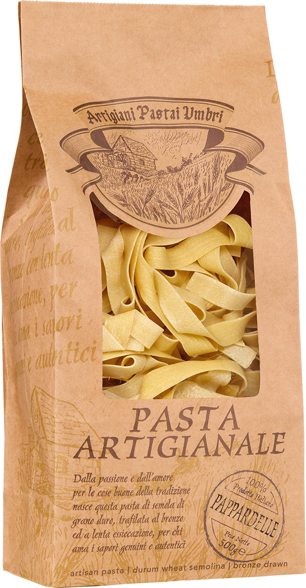 Handwerkliche Bandnudeln - Pasta artigianale Pappardelle