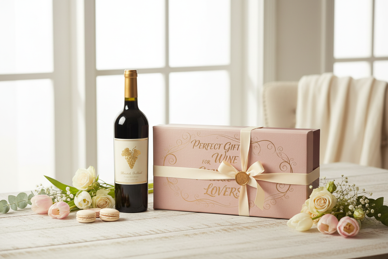 Frühlings-Valentinstag Weingeschenk
