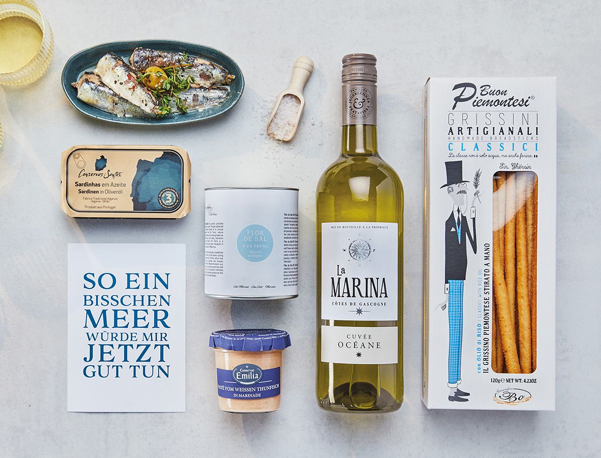 Geschenkbox "Wertvolles Strandgut" Präsente - Spree Gourmet