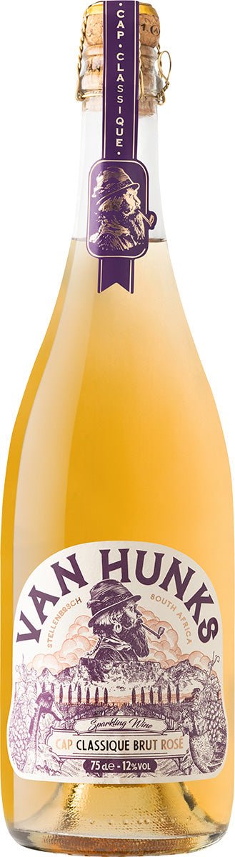 Van Hunks Brut Rosé Cap Classique Schaumwein - Spree Gourmet