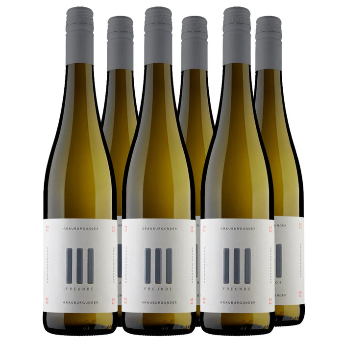6er Paket III Freunde Grauburgunder 2022 Weinpaket - Spree Gourmet