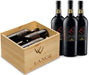 6er Weinpaket Lance Terre Siciliane 2021 Nero d'Avola in Holzkiste Rotwein - Spree Gourmet