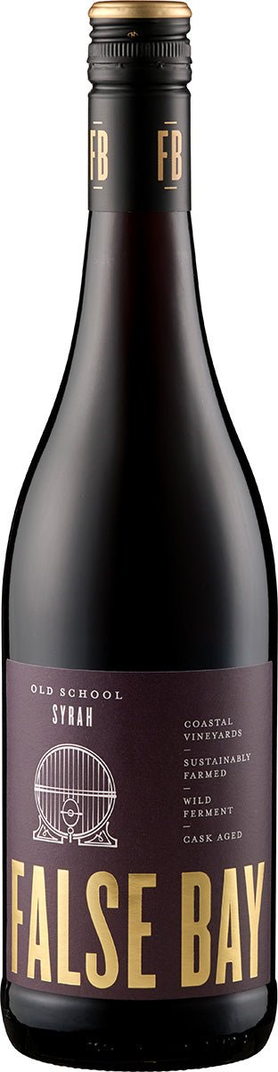 False Bay Old School 2021 Syrah Rotwein - Spree Gourmet