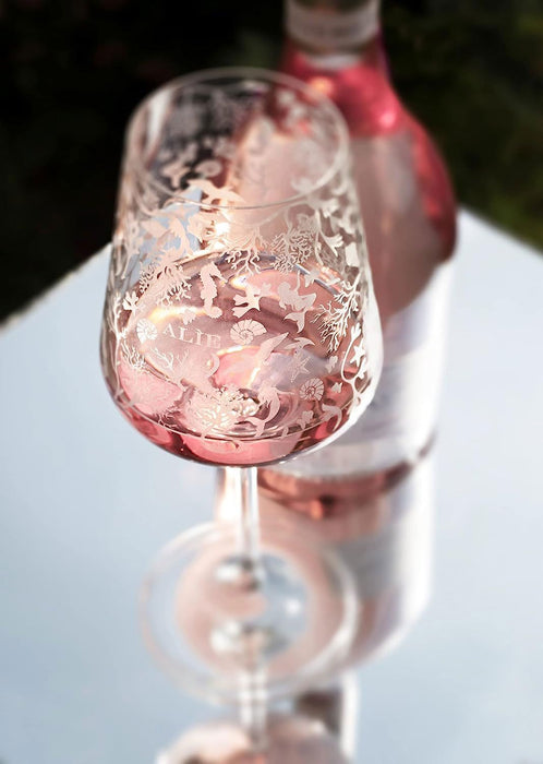 Geschenkset - Frescobaldi Alíe Rosé 2022 + 2x Weingläser Roséwein - Spree Gourmet