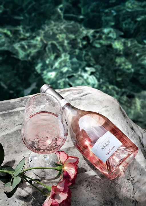 Geschenkset - Frescobaldi Alíe Rosé 2022 + 2x Weingläser Roséwein - Spree Gourmet
