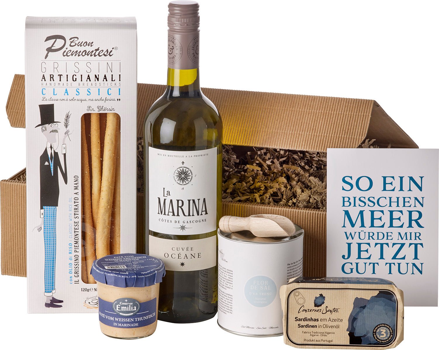 Geschenkset "Wertvolles Strandgut" Präsente - Spree Gourmet