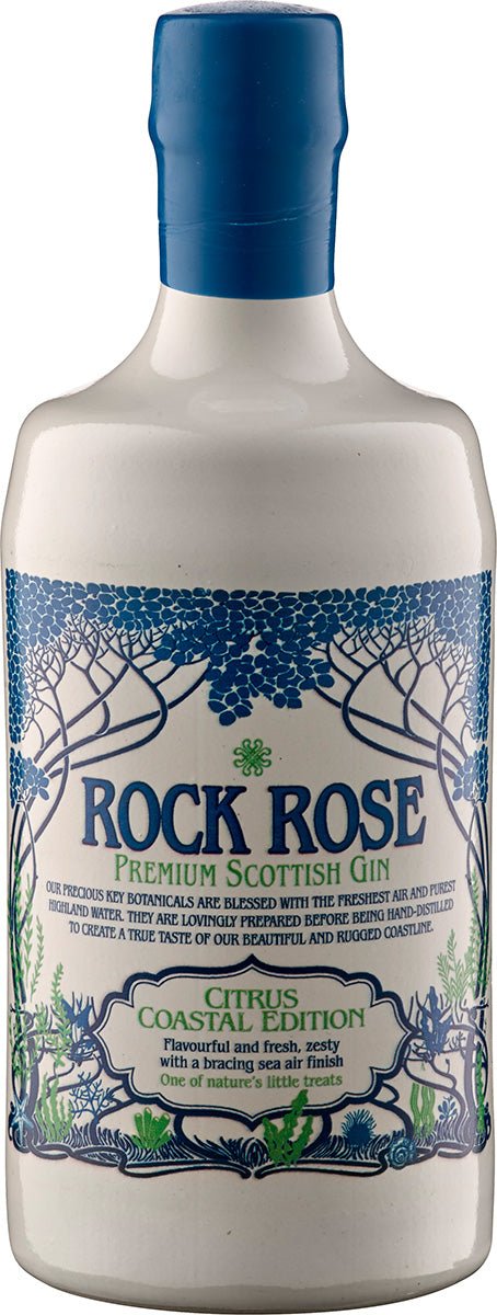 Premium Scottish Rock Rose Gin Citrus Coastal Edition Spirituosen - Spree Gourmet